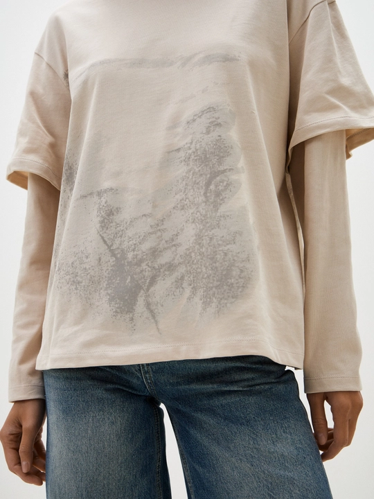 Uzun yengli longsliv oversize