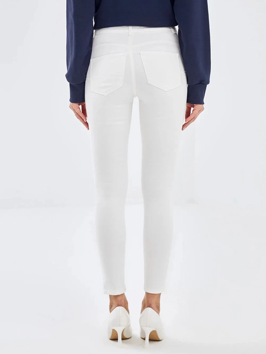 Белые джинсы Skinny Lcw may