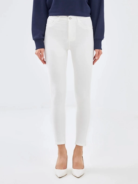 Белые джинсы Skinny Lcw may