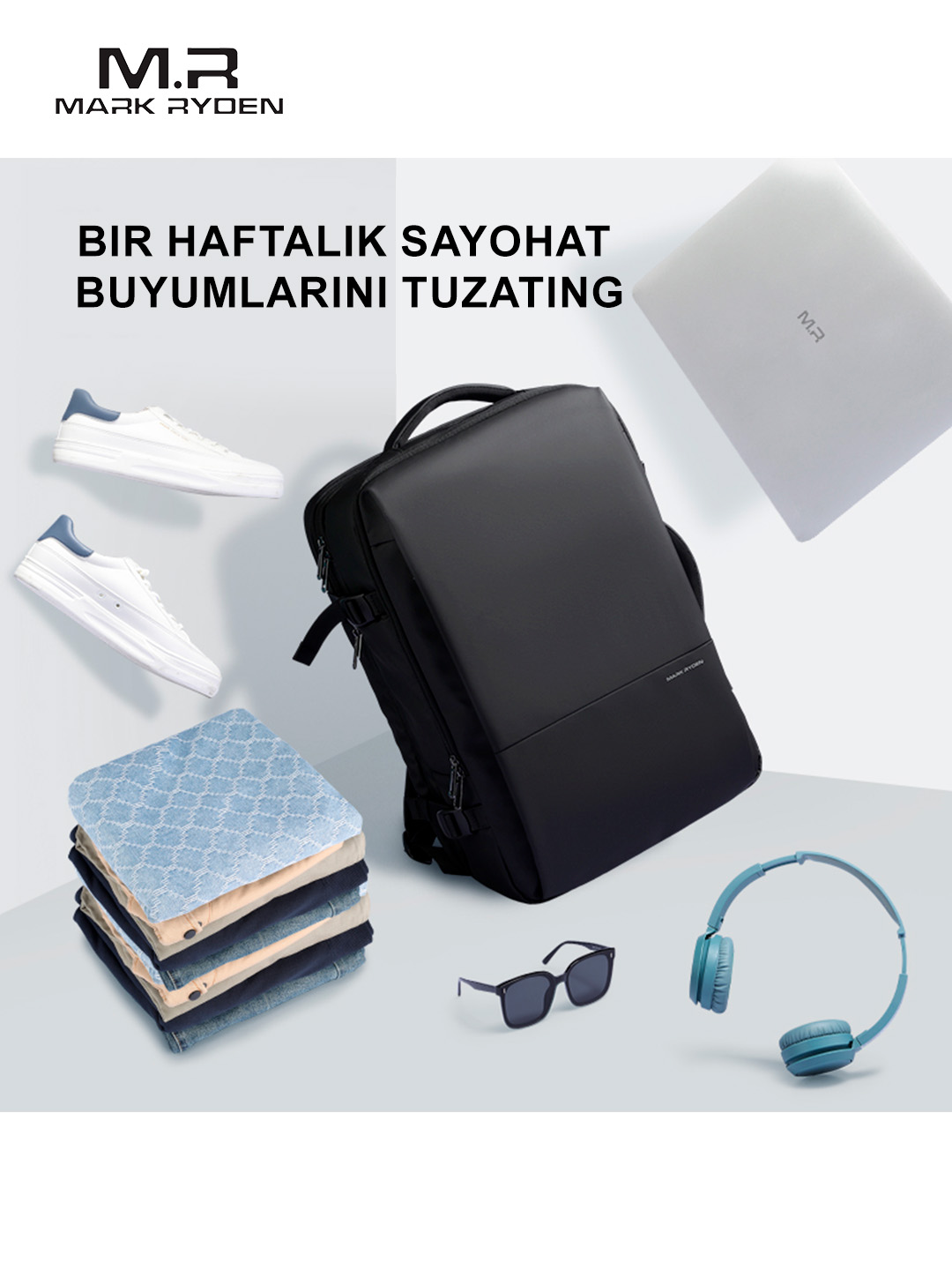 Рюкзак-трансформер Mark Ryden MR9822KR для ноутбука 17,3"-18", для путешествий, Oxford