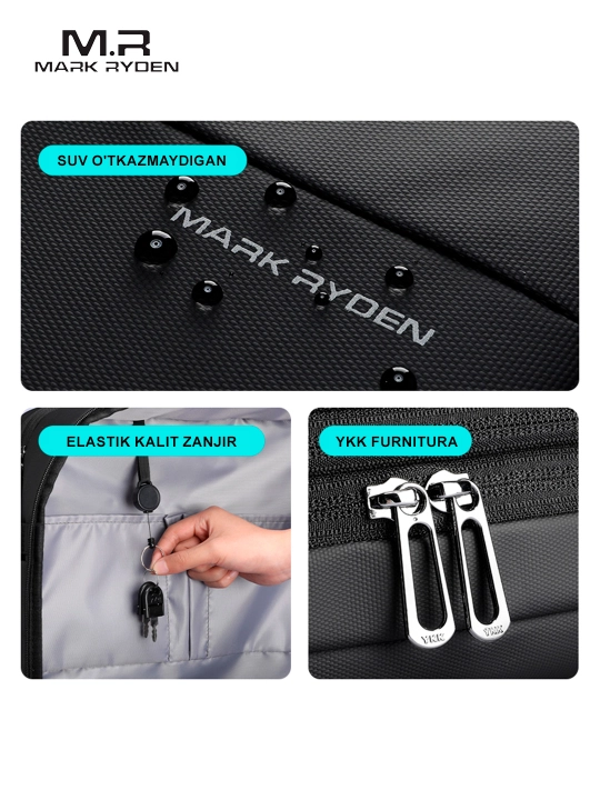 Рюкзак-трансформер Mark Ryden MR9822KR для ноутбука 17,3"-18", для путешествий, Oxford