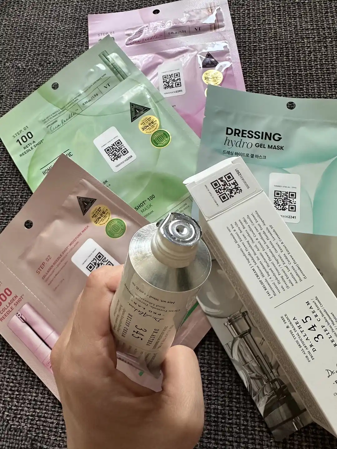 Крем для лица Dr.Althea 345 relief восстанавливающий, aqua, с PDRN, melaclear, reju 5000