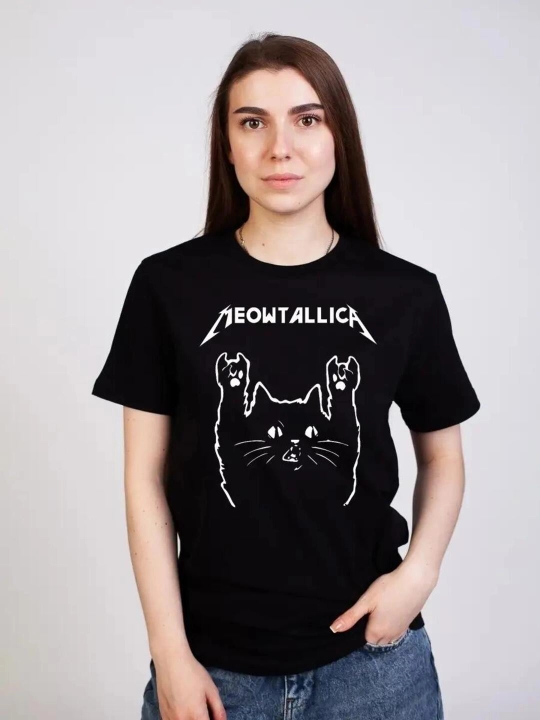 Футболки женские, с надписями, S-XXL - 
