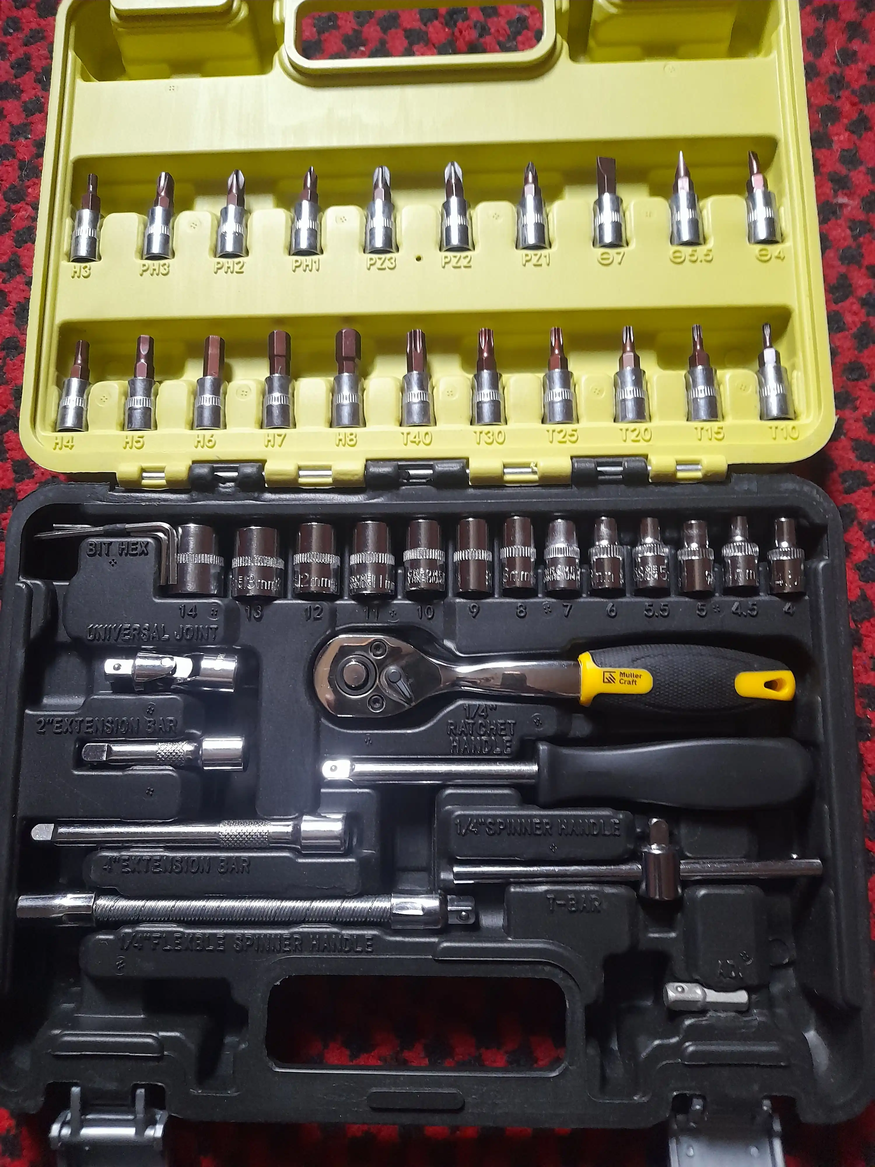 Muller Craft asboblar to'plami 219 donagacha treshotkali
