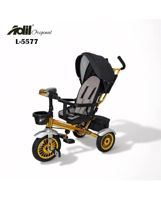 Велосипед  детский Adil L-557, с золотым блеском