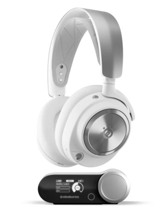 SteelSeries Arctis Nova Pro Wireless Geyming quloqchinlar Hi-Fri Driverlari ClearCast mic