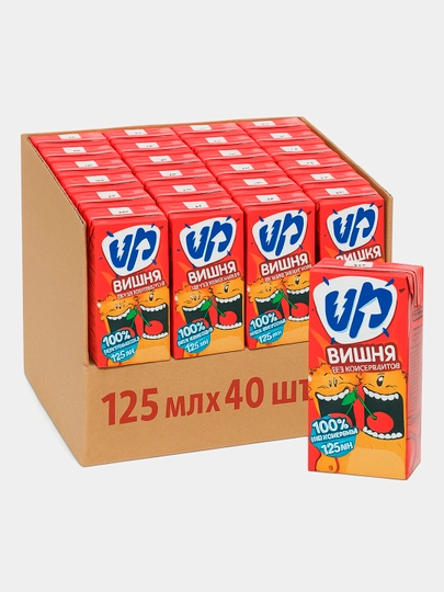 Сок UP Вишня, 125 мл х 40шт - 
