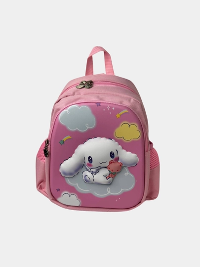 Детский рюкзак, мягкий, дизайн Cinnamoroll, для девочек 2-6 лет — CLASBAG-QUYON-РОЗОВ