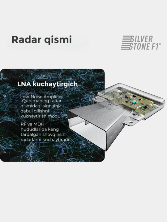 Комбо устройство SilverStone F1 HYBRID S-BOT PRO Wi-Fi UZ с LNA-усилителем и Wi-Fi