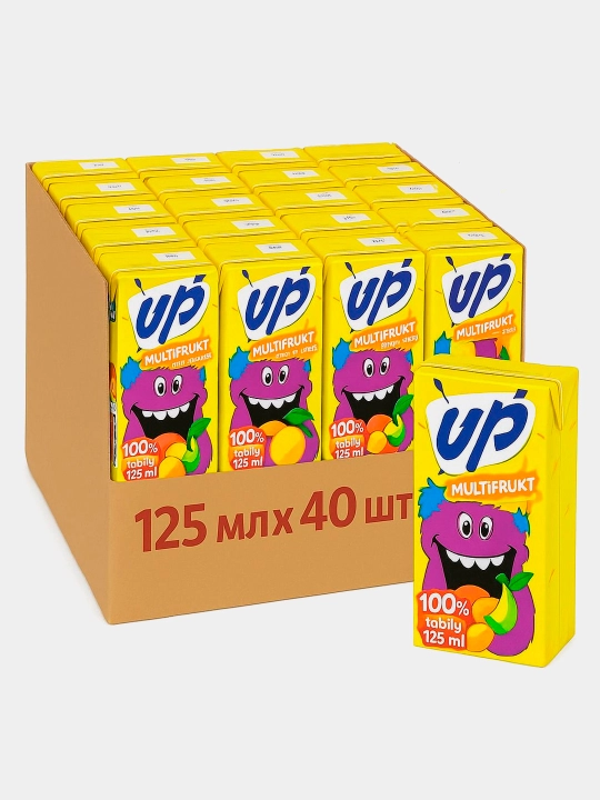 Сок UP Мультифрукт, 125 мл х 40шт - 
