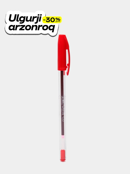 Sharikli qalam Offix 1,0 mm (qizil) Linc - 