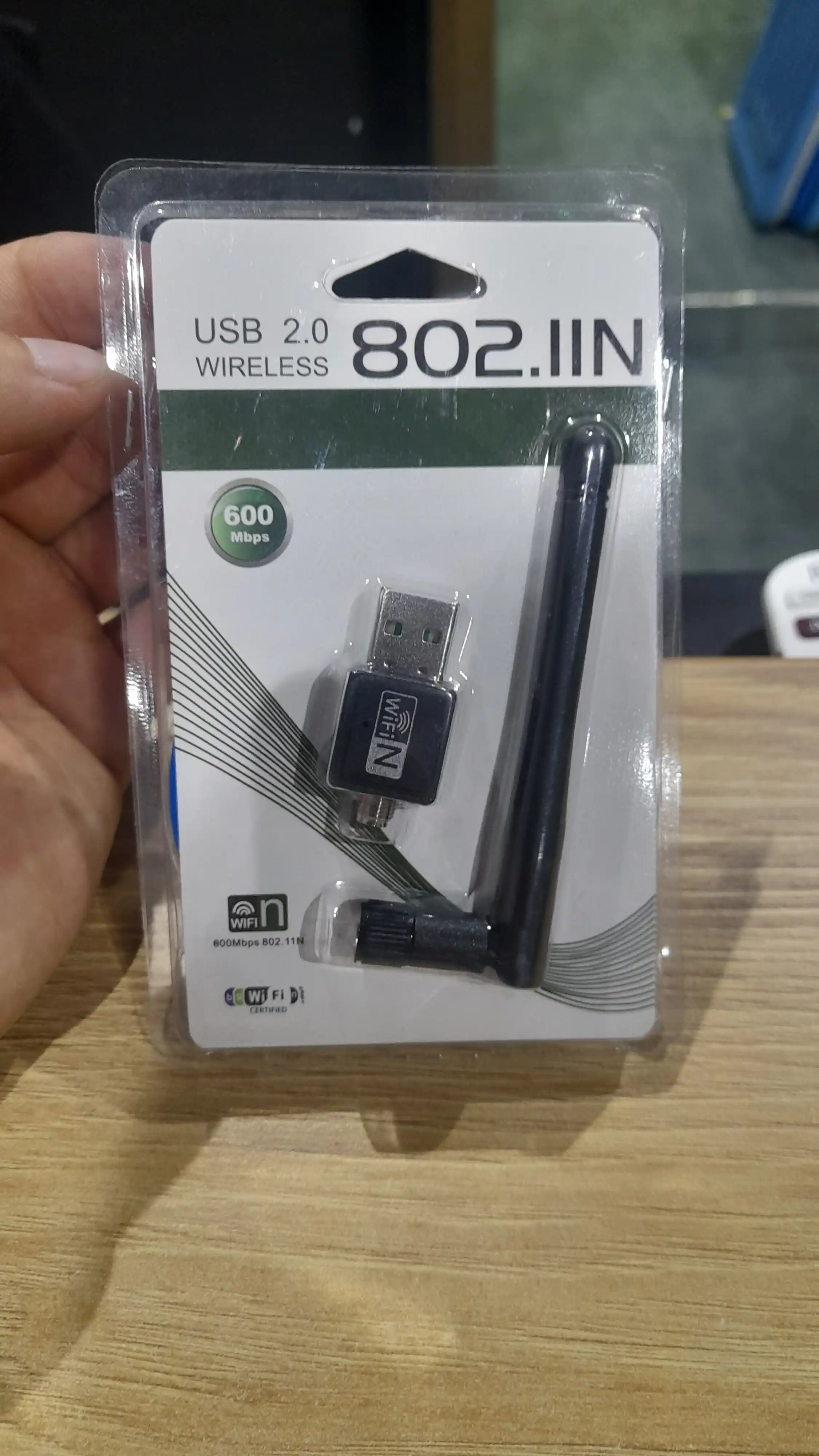 WIFI adapter USB 2.0 Wi-Fi antenna adapteri 802.inn, tarmoq