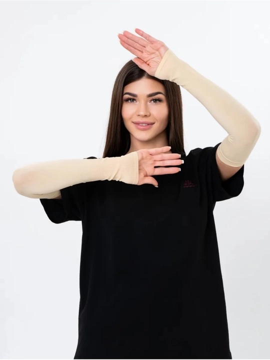 Quyoshdan himoyalovchi yenglar, fitnes uchun, uniseks