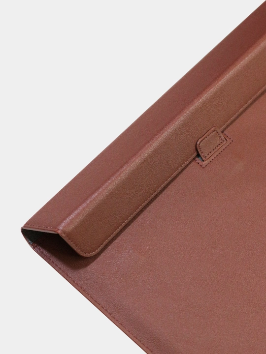 Сумка для ноутбука и мacbook, кожаный чехол тонкий и стильный, 13–14 дюймов, для работы  