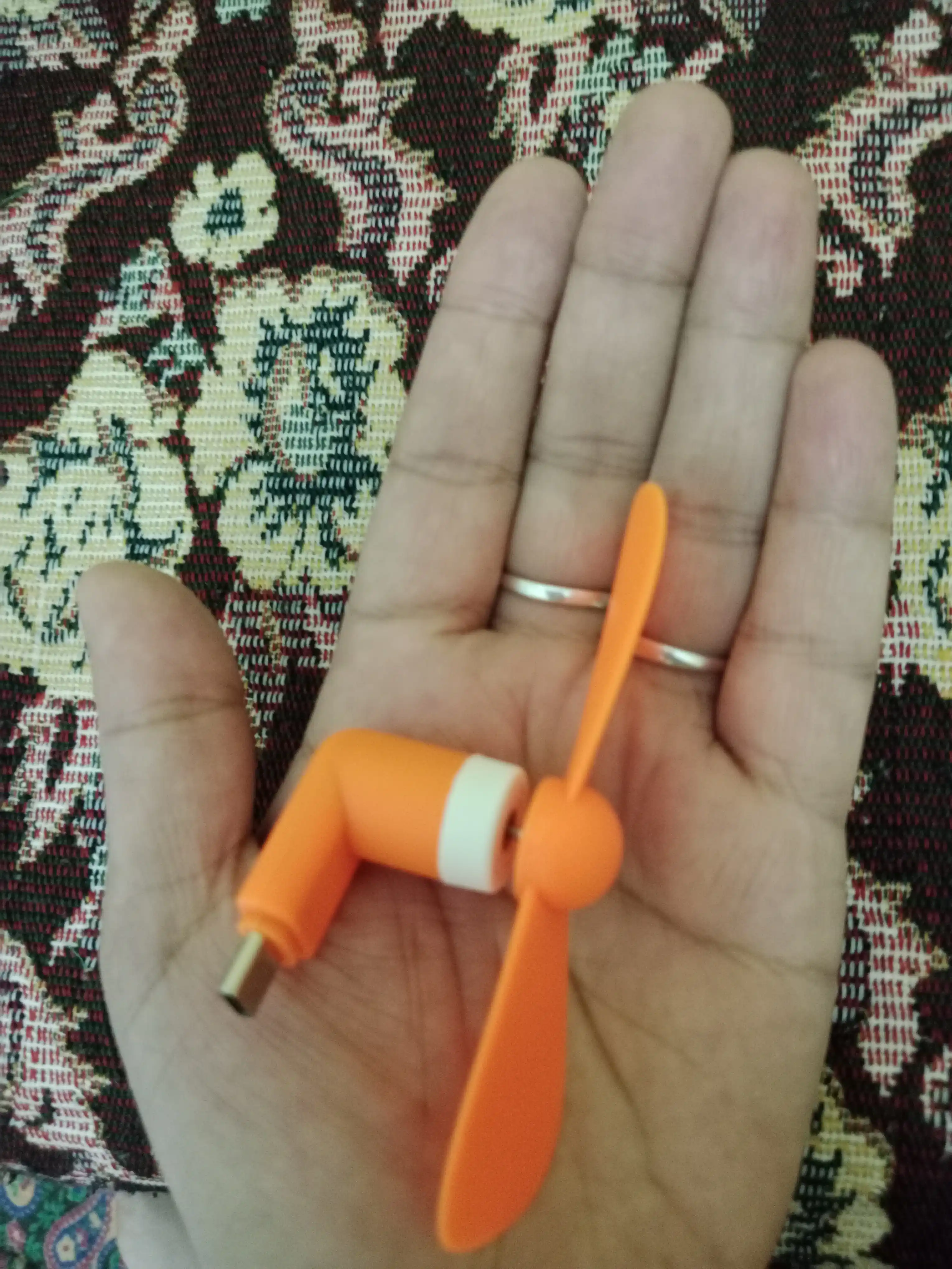 Portativ mini USB ventilyator, universal, Type-C, Micro, Lightining
