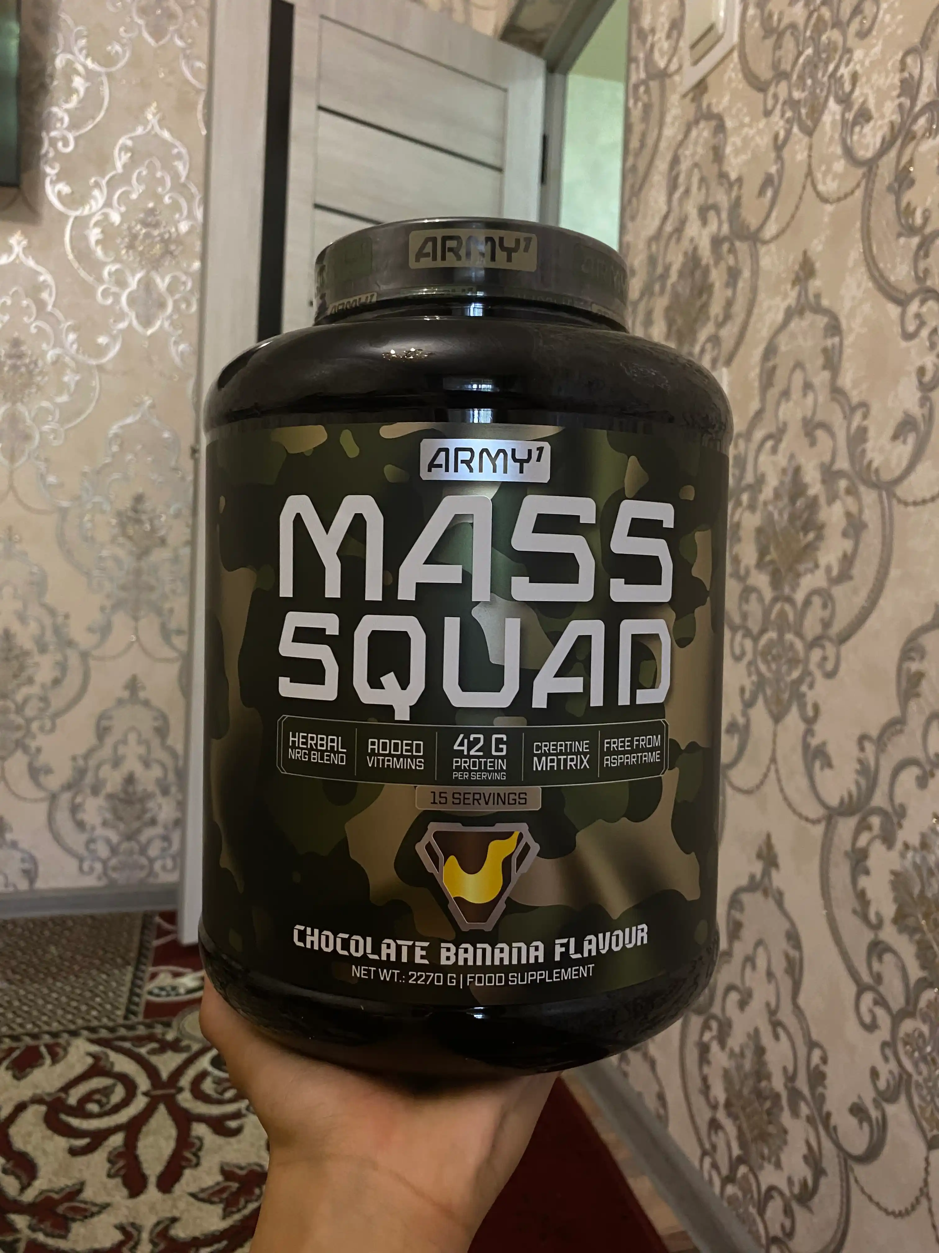 Гейнер для массы Army1 MASS SQUAD 2.27 кг, халяль