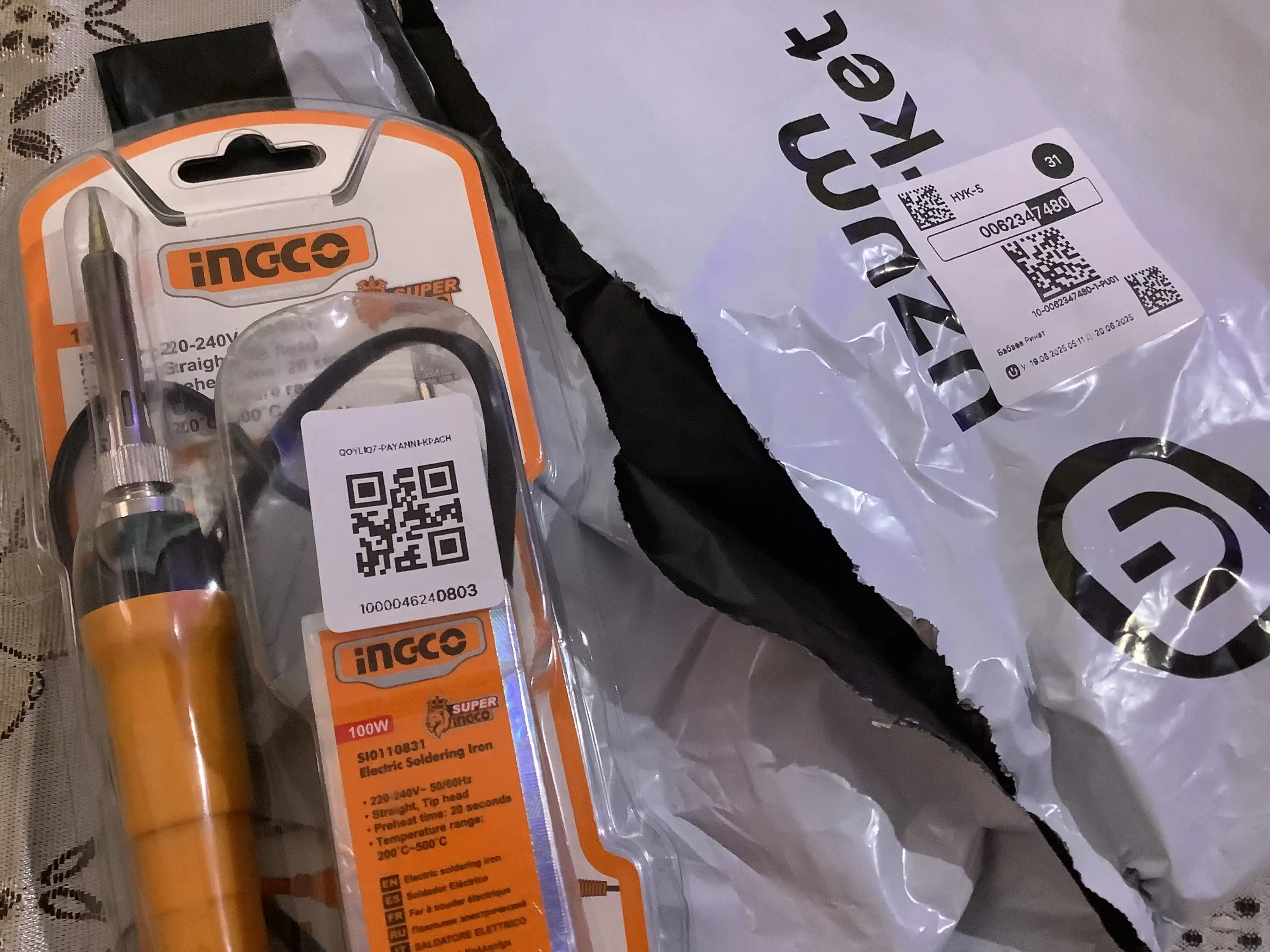 INGCOdan poyalniklar SI00108, SI0110831, SI0268, SI016831, SI0248