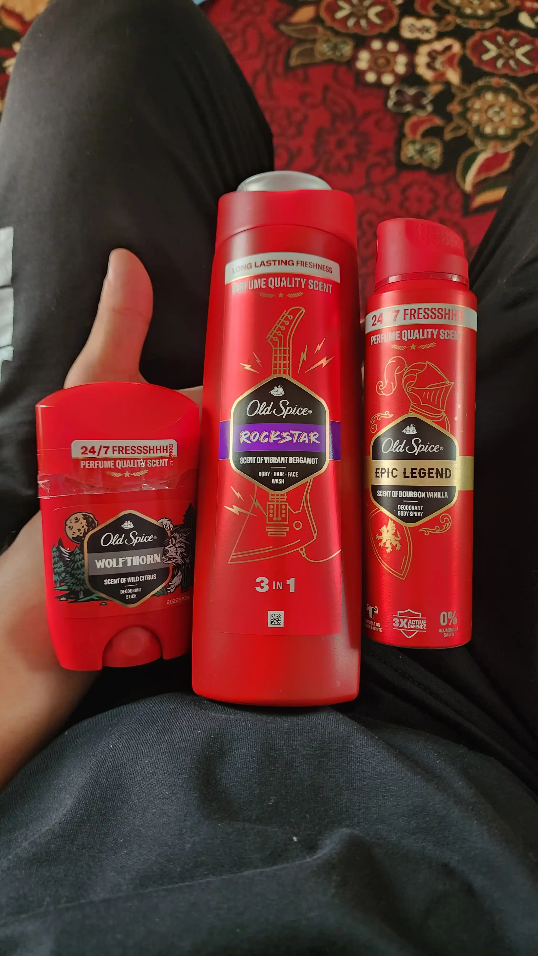 Old Spice erkaklar uchun aerozolli dezodorant Epic Legend, 150 ml