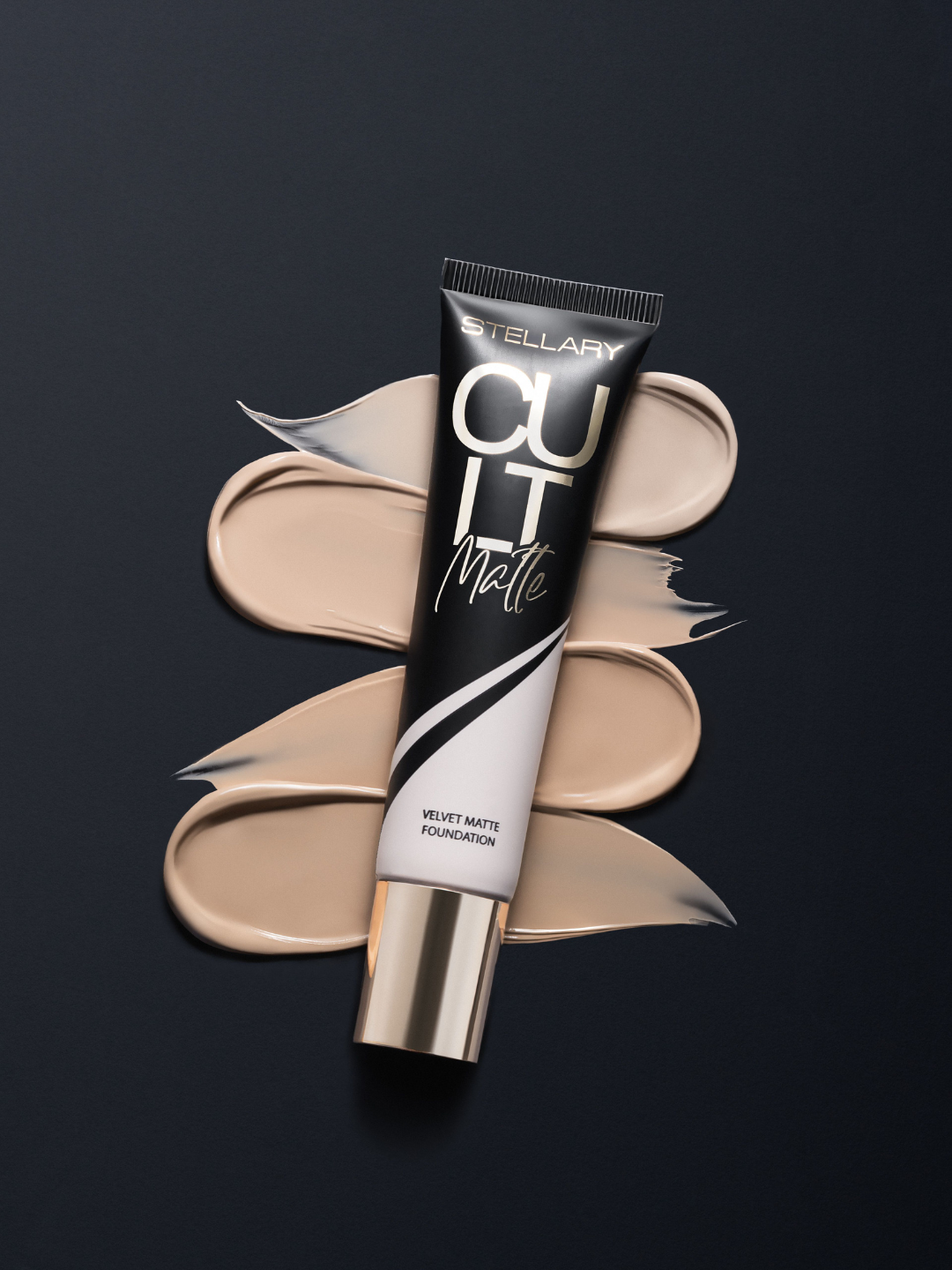 Tanalka yuz uchun Stellary CULT MATTE FOUNDATION 25 ml 01, 02, 03, 04 - 