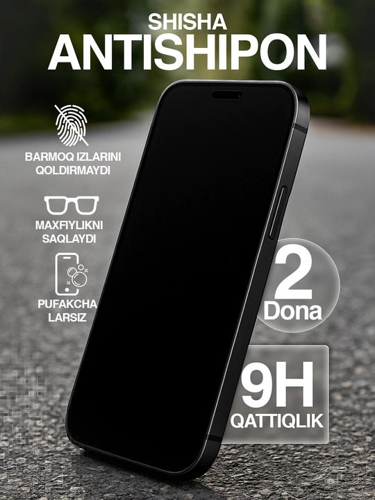 Защитное стекло для экрана iPhone 16 PRO MAX, 16 PRO, 15 PRO MAX, 15 PRO 14/13