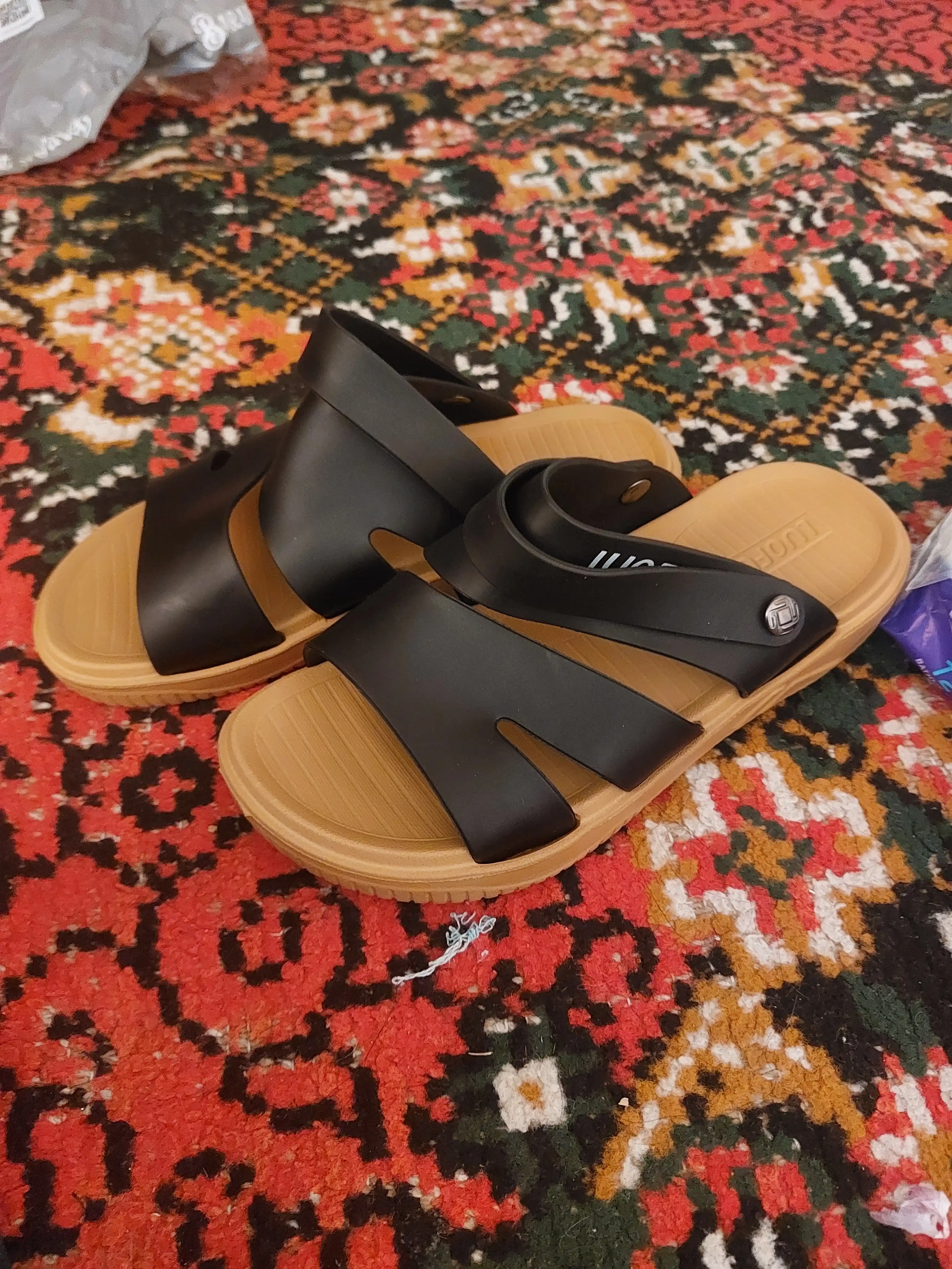 Erkaklar uchun yozgi oyoq kiyim, sandallar plyaj dacha shahar uchun, 40–42