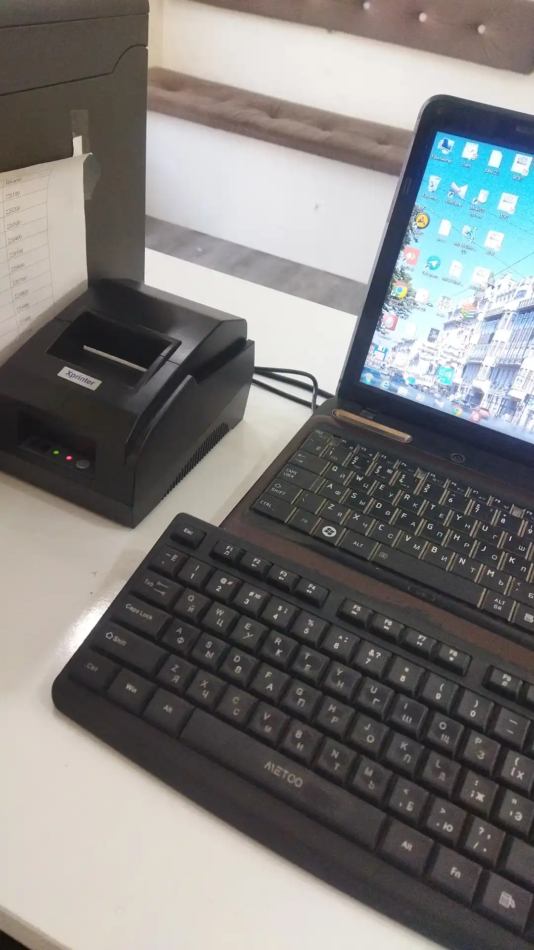 Термопринтер для чека, Xprinter XP-58IIL, 58 мм, 90 мм/с, USB