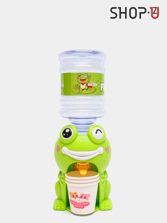 Mini kuler, suv va sharbat dispenseri Ananas, jo'ja, qurbaqa