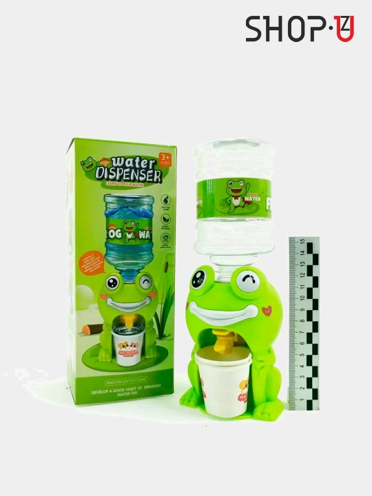 Mini kuler, suv va sharbat dispenseri Ananas, jo'ja, qurbaqa