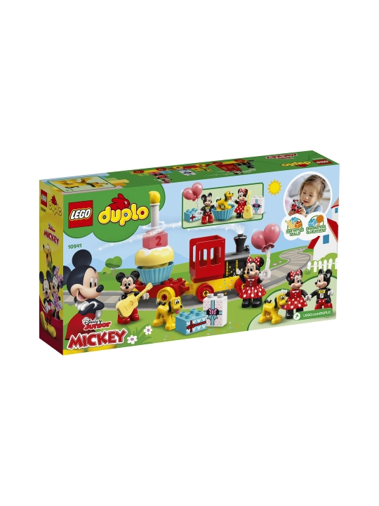 LEGO DUPLO 10941 Mikki va Minni bayram poezdi konstruktori, 22 dona detal