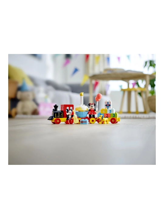 LEGO DUPLO 10941 Mikki va Minni bayram poezdi konstruktori, 22 dona detal