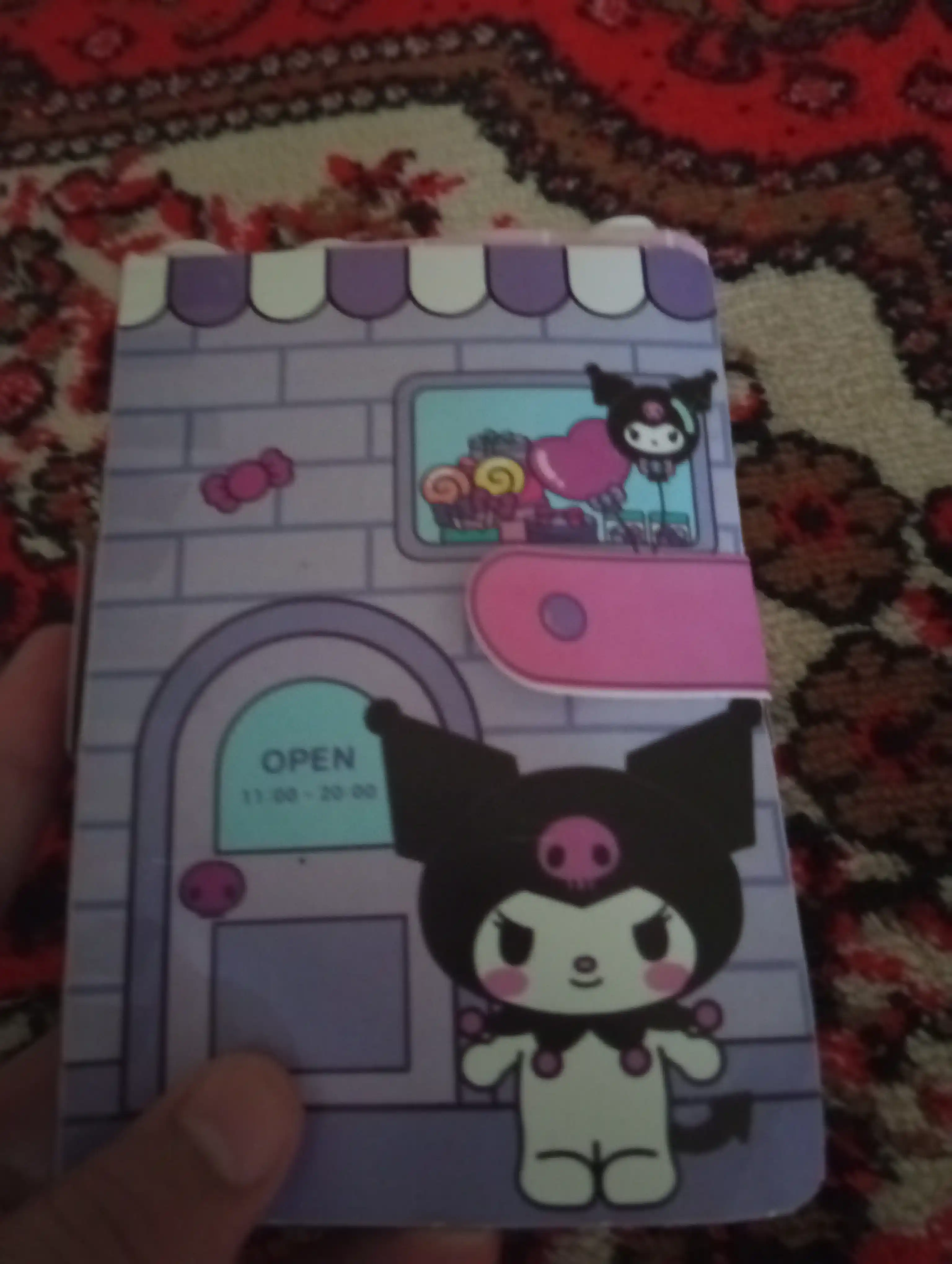 Kuromi и My Melody, книжка-игрушка, кукольный домик из бумаги, стикербук с наклейками