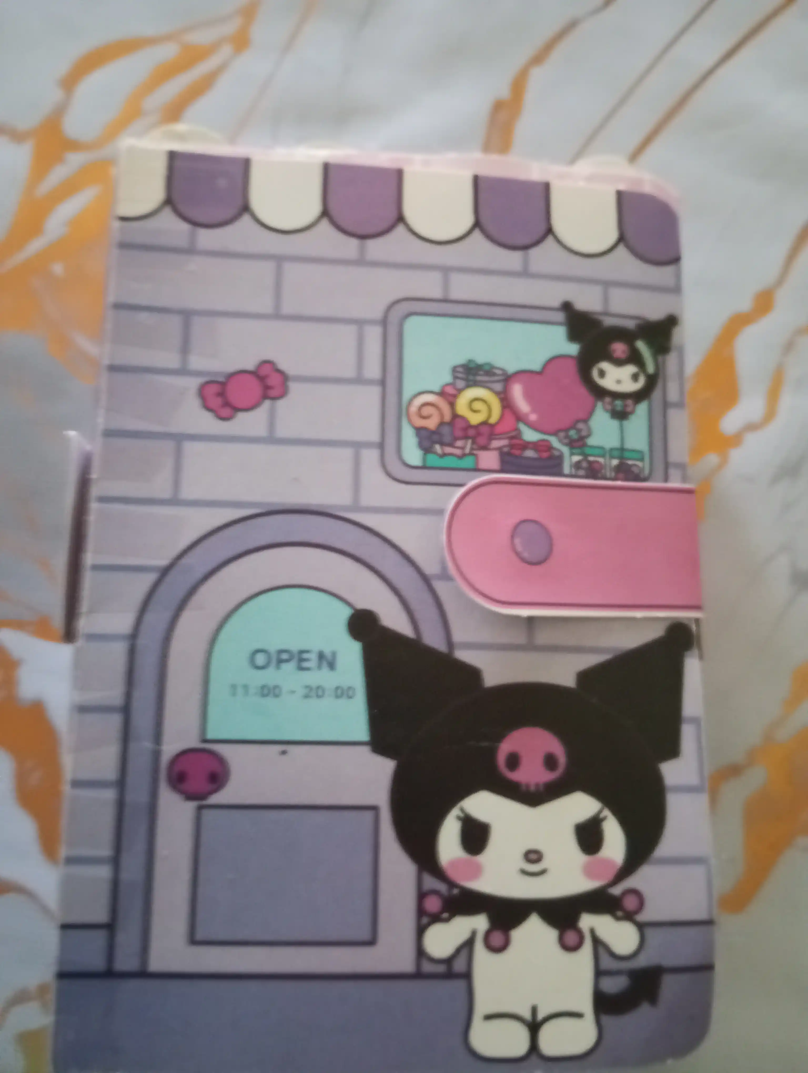 Kuromi и My Melody, книжка-игрушка, кукольный домик из бумаги, стикербук с наклейками
