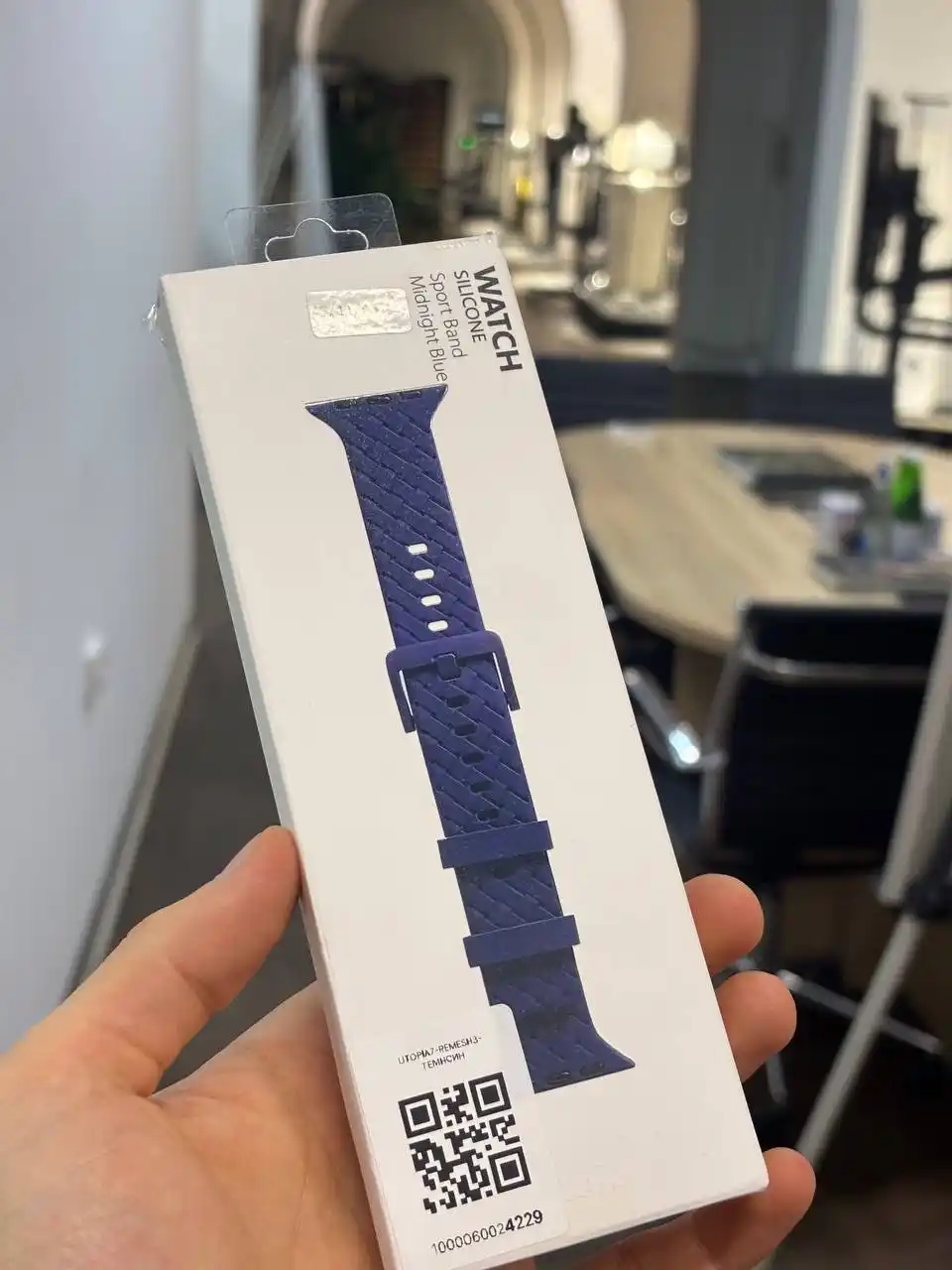 Universal silikon remeshok Apple Watch 42/44/45/49 mm uchun