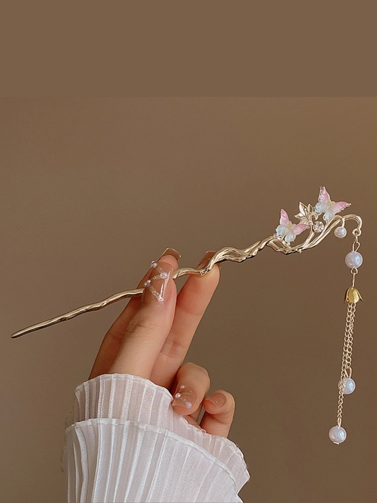 Заколка для волос Кандзаси, японская палочка для укладки волос канзаши, китайская шпилька