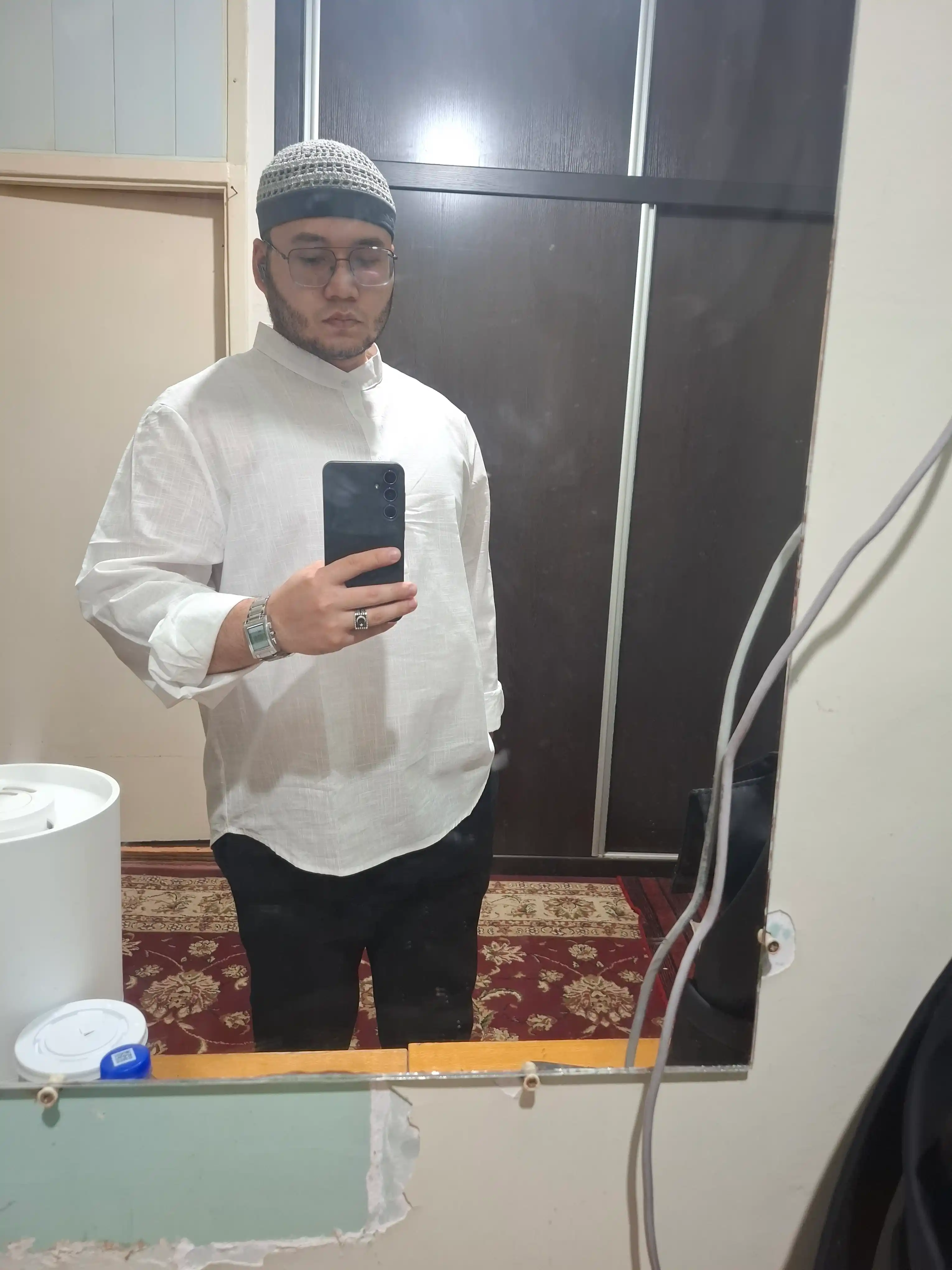 Erkaklar ko‘ylagi, yozgi, paxta, uzun yengli