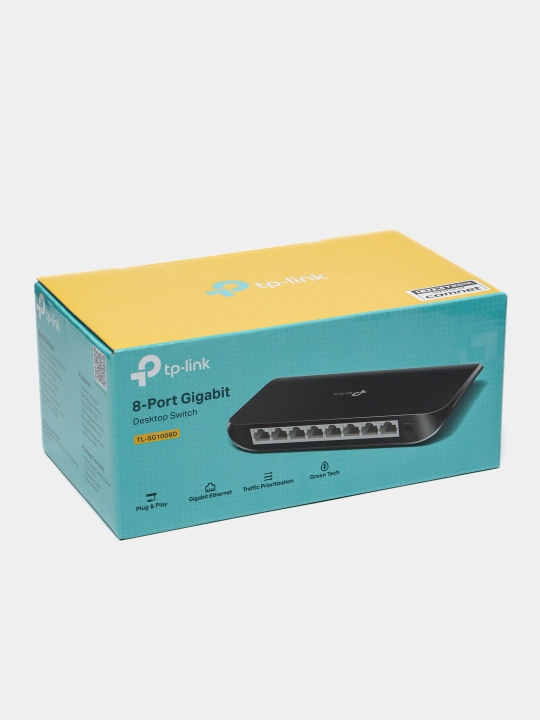 Гигабитный коммутатор свитч TP-Link с 5-8-16-24-48-портовый