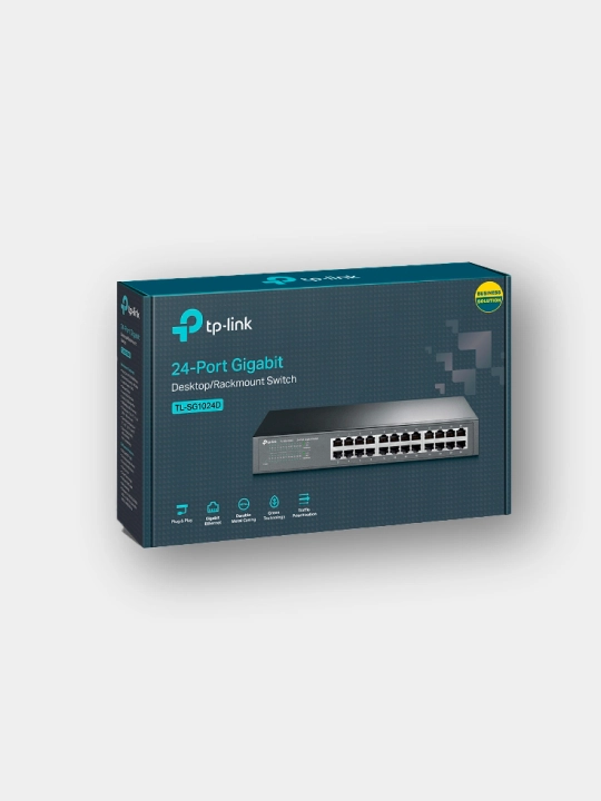 Гигабитный коммутатор свитч TP-Link с 5-8-16-24-48-портовый