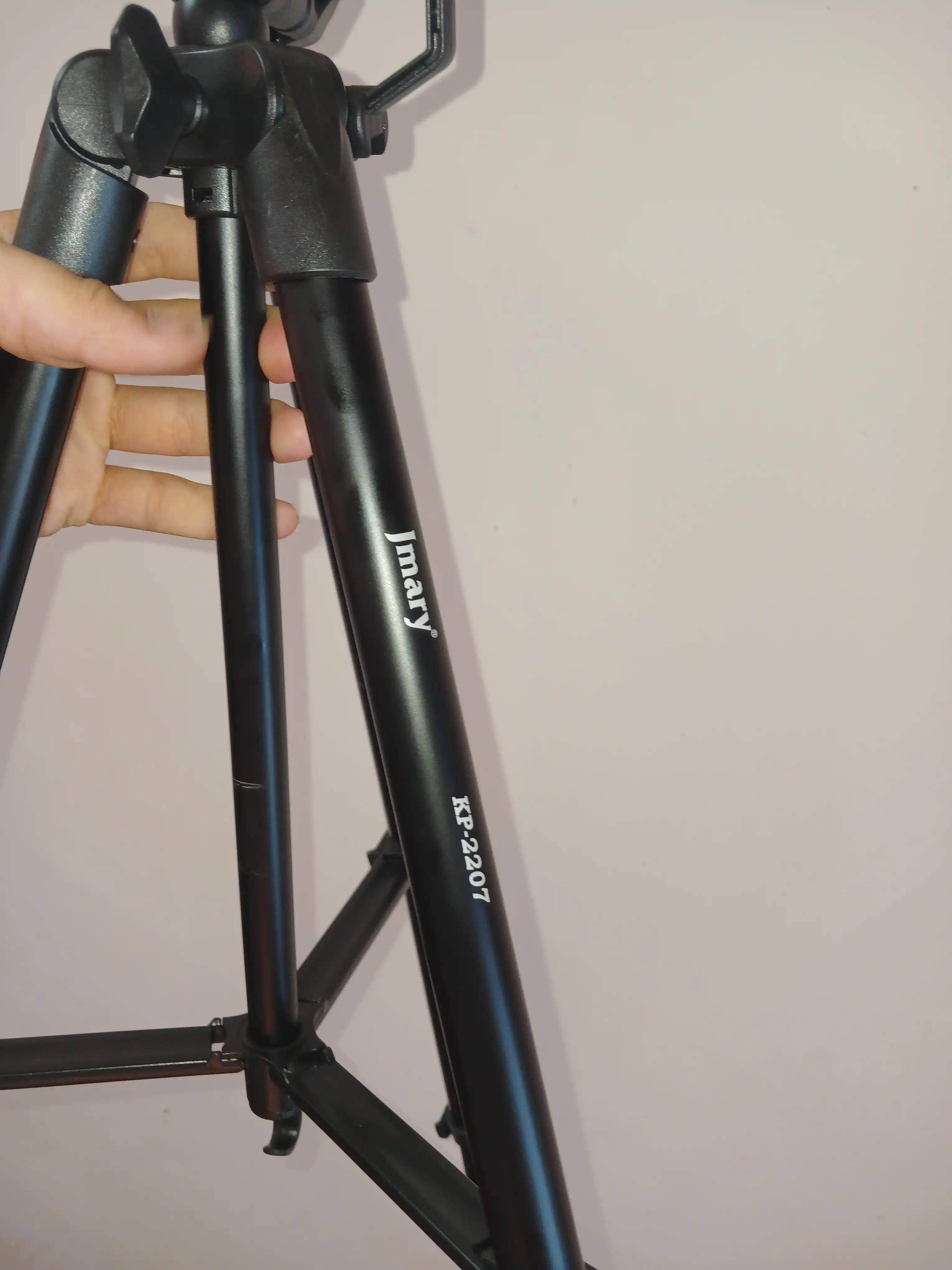 Jmary KP-2207 tripod, telefon va kamera ushlagichi bilan Pol, 1330 mm