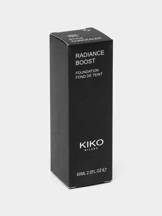 Tonal krem, korrektor, 2 tasi 1 da, to'liq qoplama, Kiko bo'yanish asosi, 60 ml