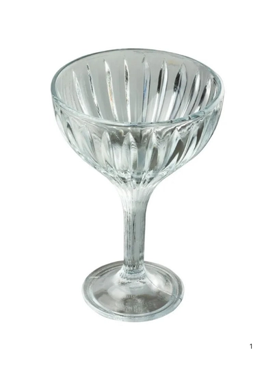 Martini, kokteyllar, vino va shampan uchun stakanlar to'plami, 6 dona, 350 ml