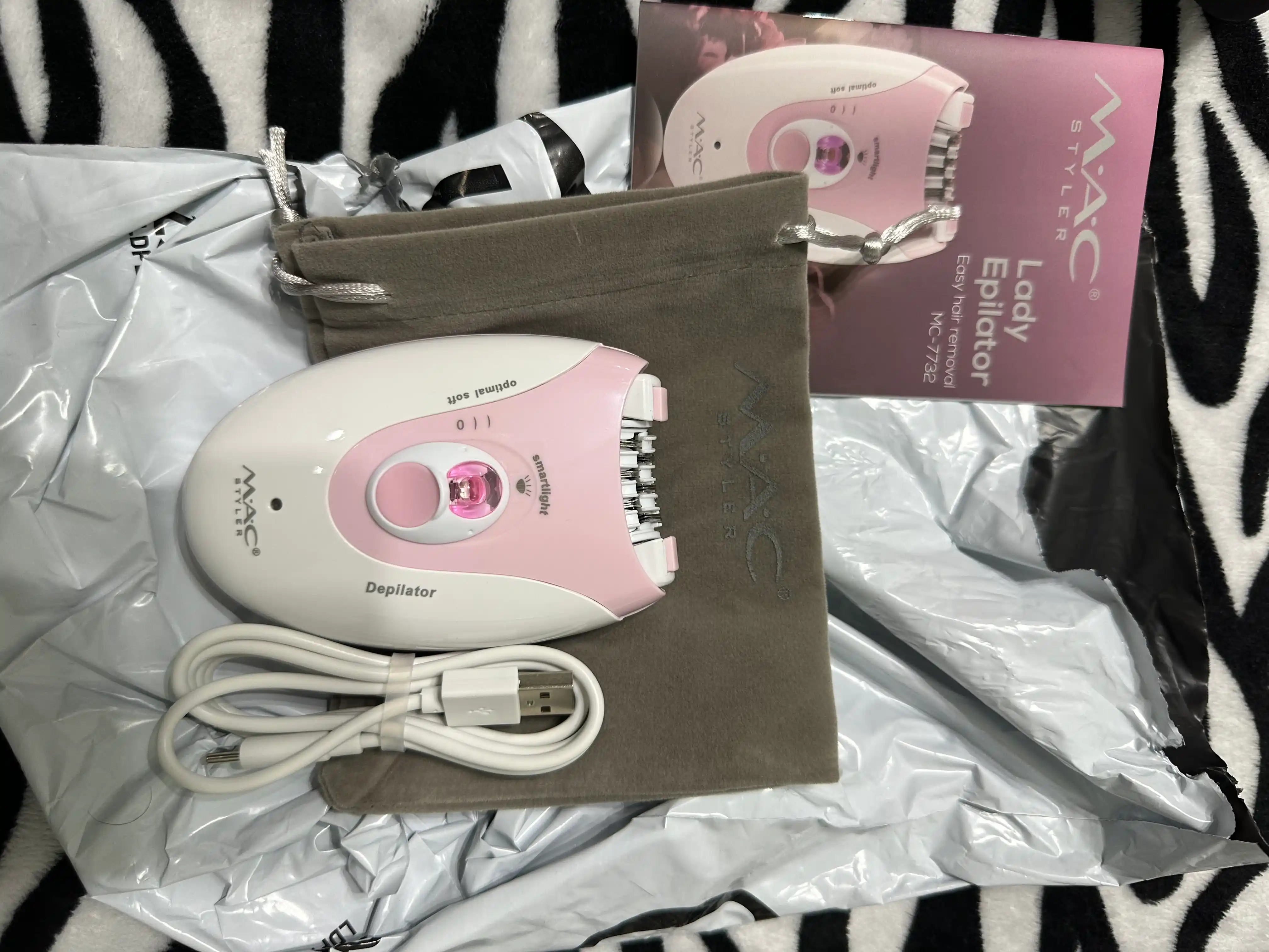 Simsiz epilyator M.A.C. Styler, ayollar uchun professional depilyator
