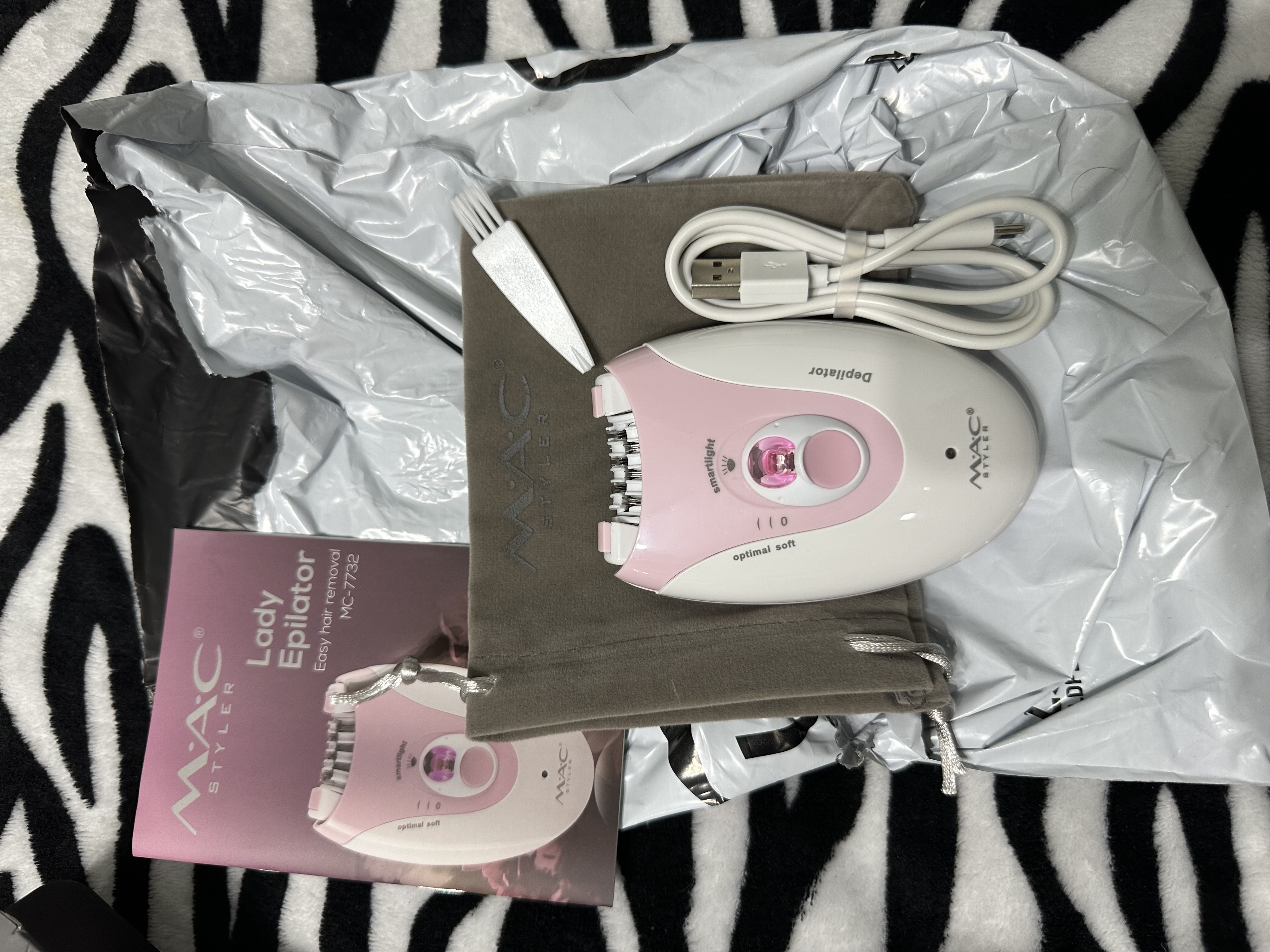 Simsiz epilyator M.A.C. Styler, ayollar uchun professional depilyator