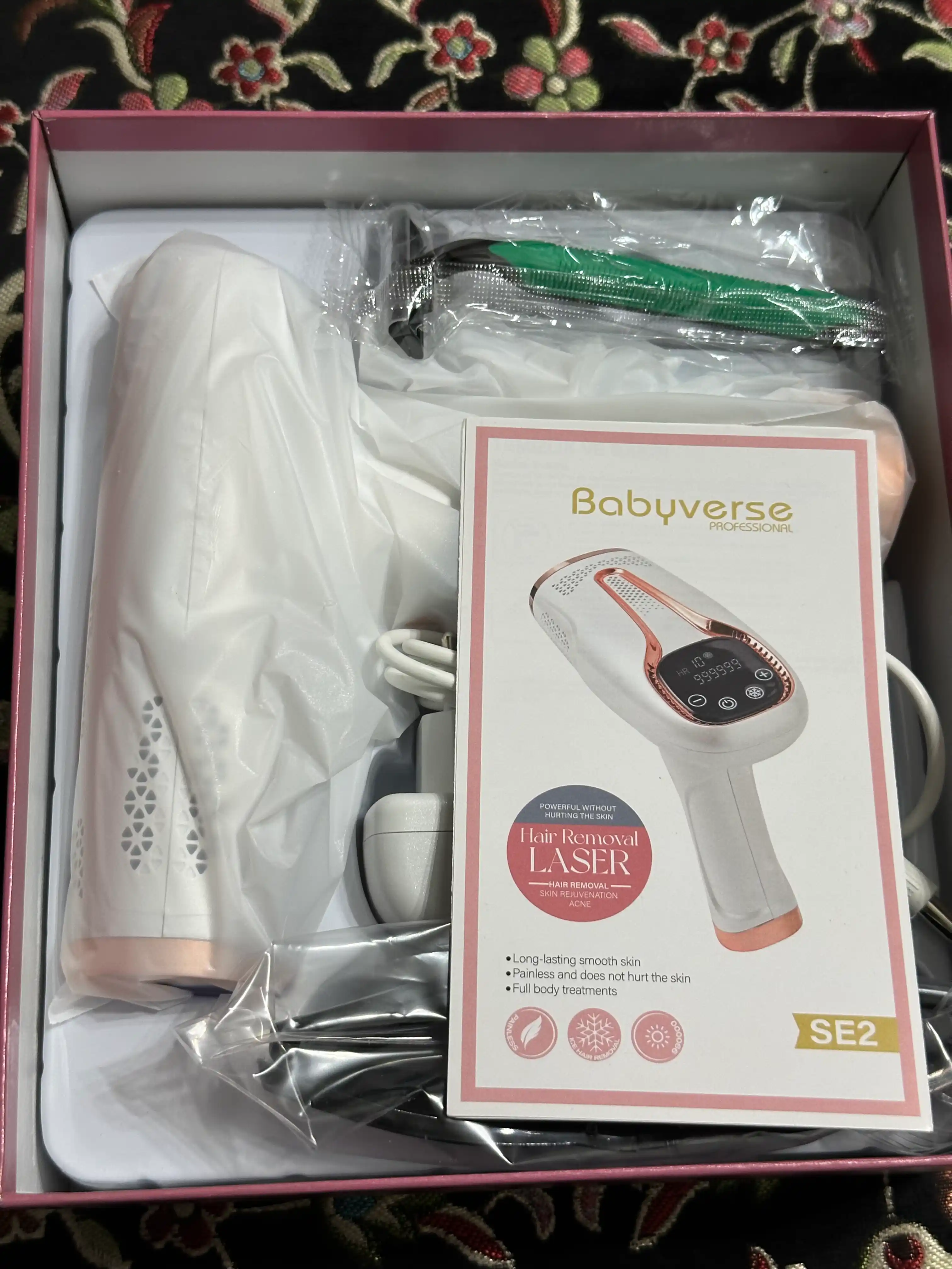 Фотоэпилятор лазерный Babyverse, эпилятор с эффектом охлаждения для всего тела