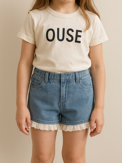 Qizlar dumba uchun mini shortilar