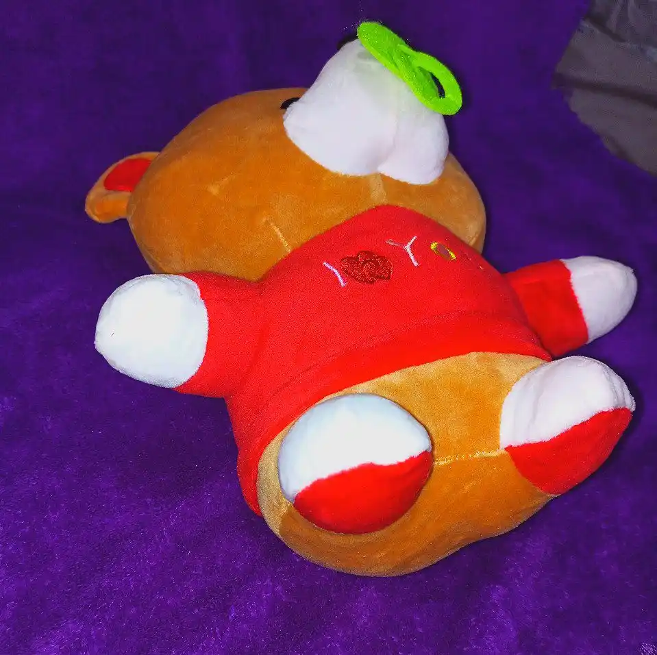 Мягкая игрушка для детей, мишка в капюшоне