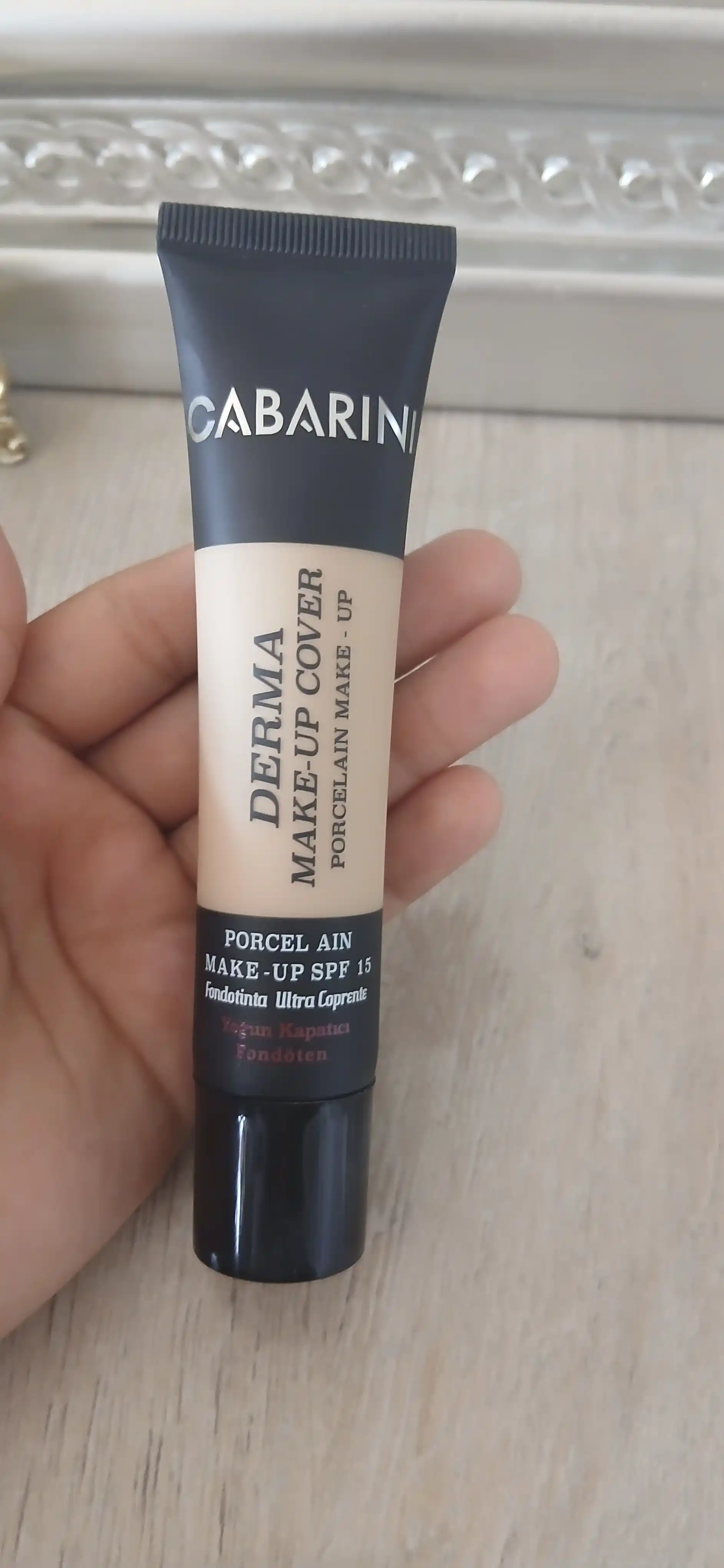Gabrini Derma matlovchi tonal kremi, makiyaj ostiga, SPF 15, 40 ml