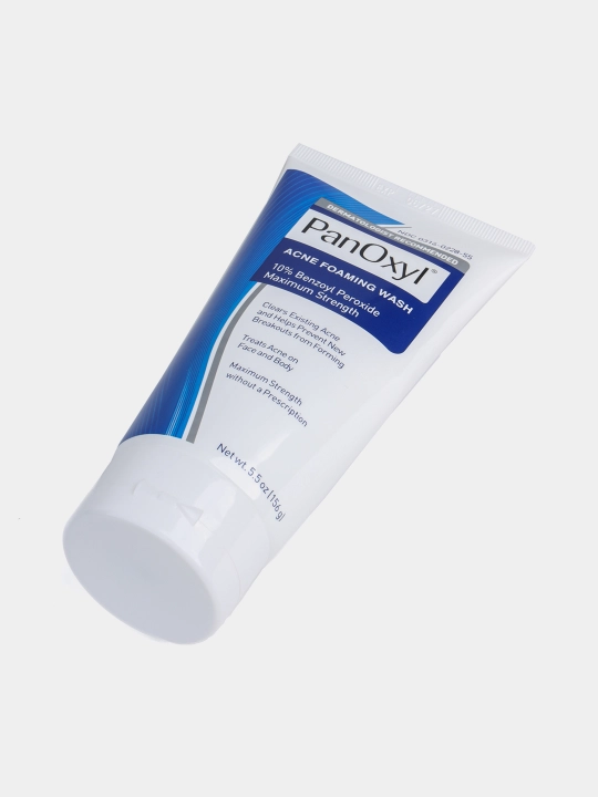 PanOxyl Acne Foaming Wash – Oqartiruvchi yuzni yuvish geli, 10% benzoyl peroksid – 156 ml