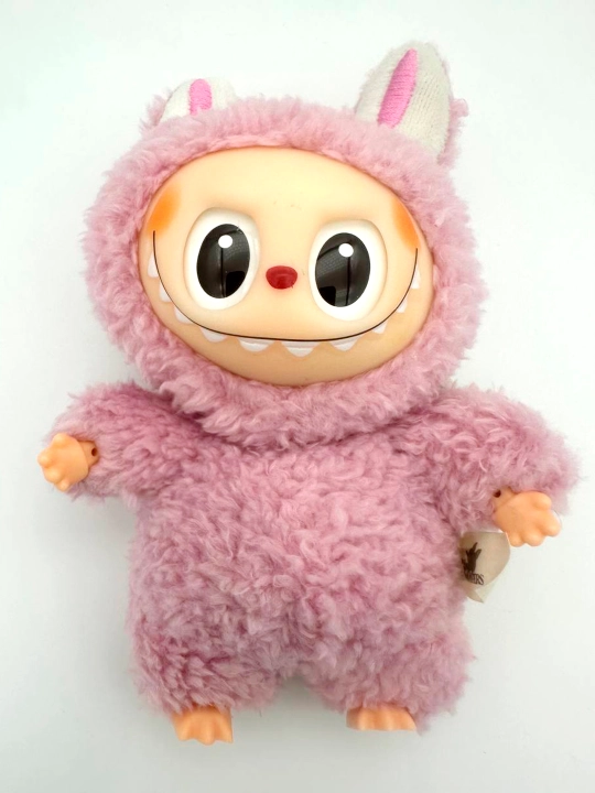 Лабубу игрушка-монстр мягкая, брелок, 17 см 