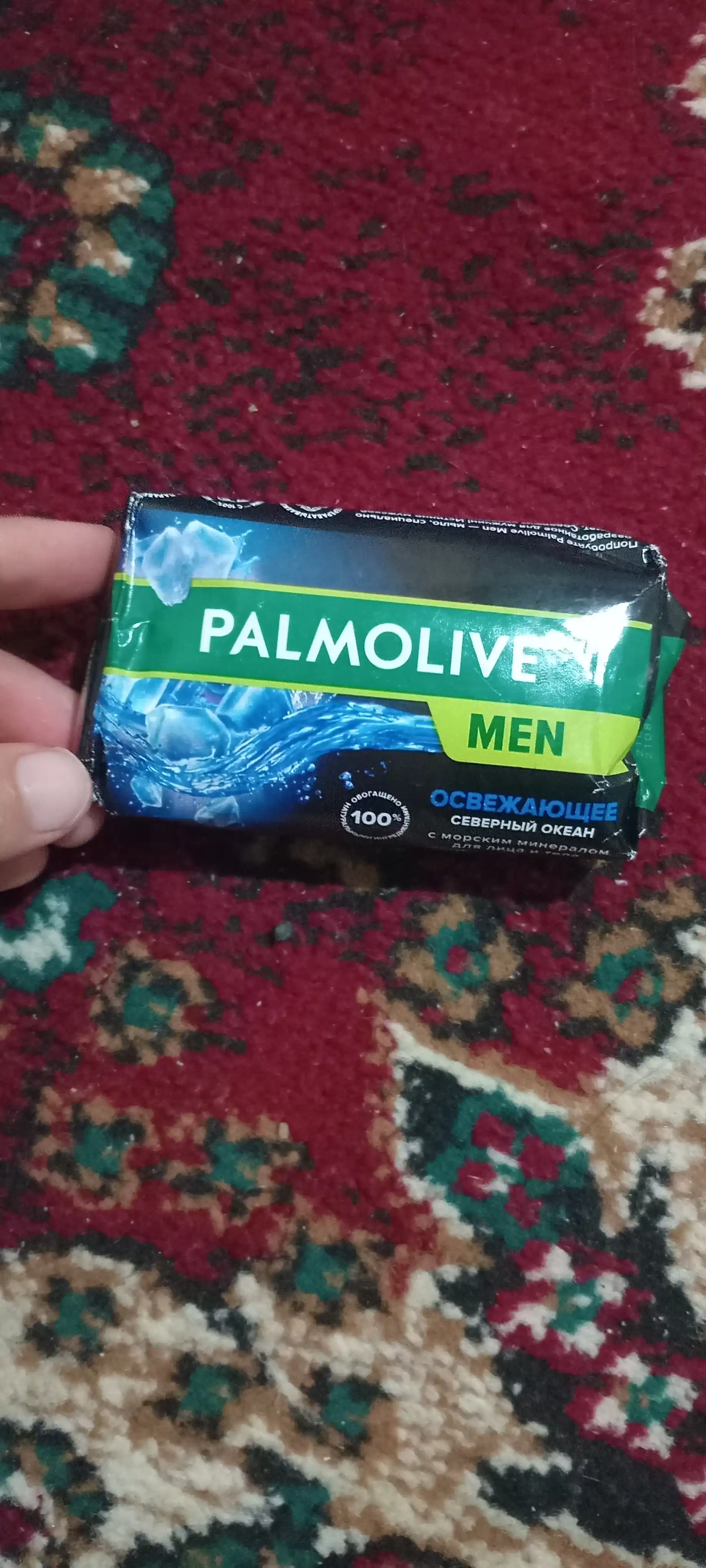 Tualet sovuni Palmolive MEN 90 gr, Dengiz minerallari bilan Shimoliy okean