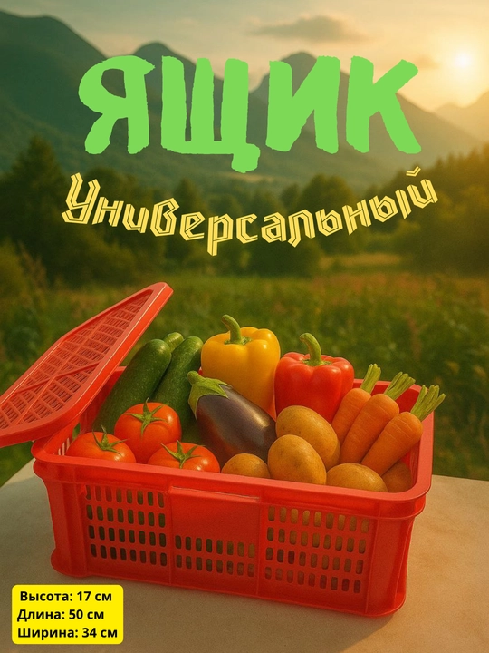 Универсальный пластиковый ящик - 